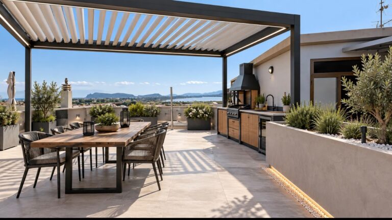 Ultimo piano panoramico con terrazza e box auto – rif.RR283